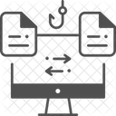 Adulteracao Transferencia De Arquivos Hackeamento De Arquivos Ícone