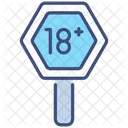 Adults only sign  Icon