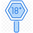 Adults only sign  Icon