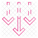 Advance Down Arrow  Icon
