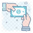 Advance Payment Hand Cash Payment Method Icon
