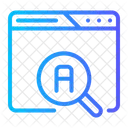 Advance Search Loupe Magnifying Glass Icon