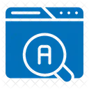 Advance Search Loupe Magnifying Glass Icon