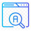 Advance Search Loupe Magnifying Glass Icon