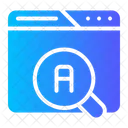Advance Search Loupe Magnifying Glass Icon