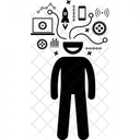 Advance Technology Human Man Icon