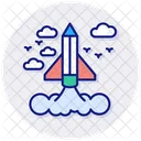 Adventure Spacecraft Launch Icon