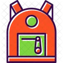 Adventure Backpack Bag Icon