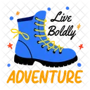Adventure Shoe Footwear Icon