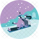 Sport Play Woman Icon