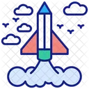 Adventure Spacecraft Launch Icon