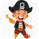 Adventurous Pirate Little Boy  Icon