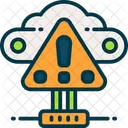 Advertencia Nube Computacion En La Nube Icono