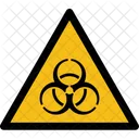 Advertencia Nuclear Radiactividad Icono