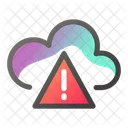 Advertencia Computacion En Nube Nube Icon