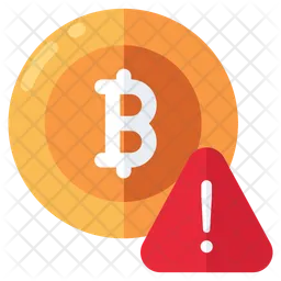 Advertencia de bitcoin  Icono