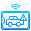 Advertencia de auto  Icono