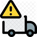 Advertencia De Camion Advertencia De Entrega Error De Entrega Icono
