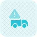 Advertencia De Camion Advertencia De Entrega Error De Entrega Icono