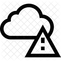 Advertencia de computación en la nube  Icono