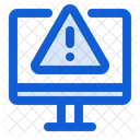 Advertencia De Computadora Alerta De Computadora Error De Computadora Icon