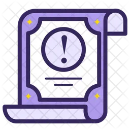 Advertencia de fortuna  Icono