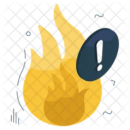 Advertencia de incendio  Icono