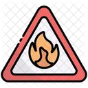 Advertencia de incendio  Icono