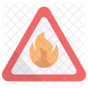 Advertencia de incendio  Icono