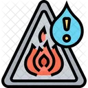 Advertencia de incendio  Icono