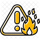 Advertencia de incendio  Icono