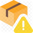 Advertencia De Caja De Entrega Alerta De Entrega Calentamiento De Entrega Icono