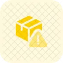 Advertencia De Caja De Entrega Alerta De Entrega Calentamiento De Entrega Icono