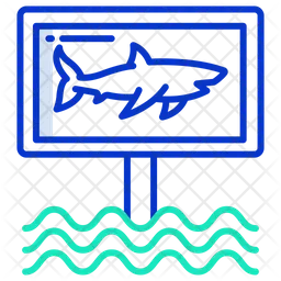 Advertencia de tiburón  Icono