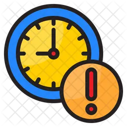 Advertencia de tiempo  Icono