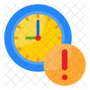 Advertencia De Tiempo Alerta De Tiempo Hora Icon