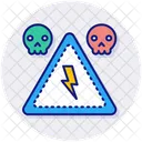 Advertencia de voltaje  Icono