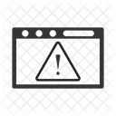 Navegador Advertencia Error Icono