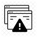 Advertencia Emergente Alerta Emergente Adware Icono