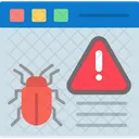 Navegador De Advertencia Error Mensaje De Advertencia Icono