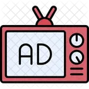 Advertise Television Tv Icon