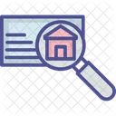 Advertisement House Selection Real Estate Search Icon