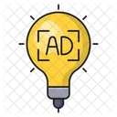 Ads Idea Solution Icon