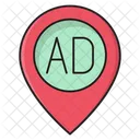 Ads Location Map Icon