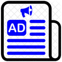 Marketing Newspaper News Icon