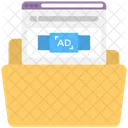 Advertisement Plan Folder Icon