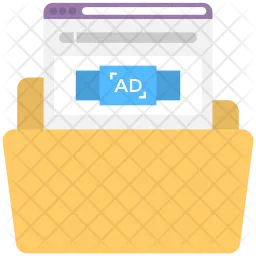 Advertisement Plan Folder Logo Icon
