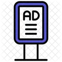 Advertisement Stand Icon
