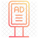 Advertisement stand  Icon