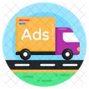 Ad Van Advertisement Van Broadcast Van Icon